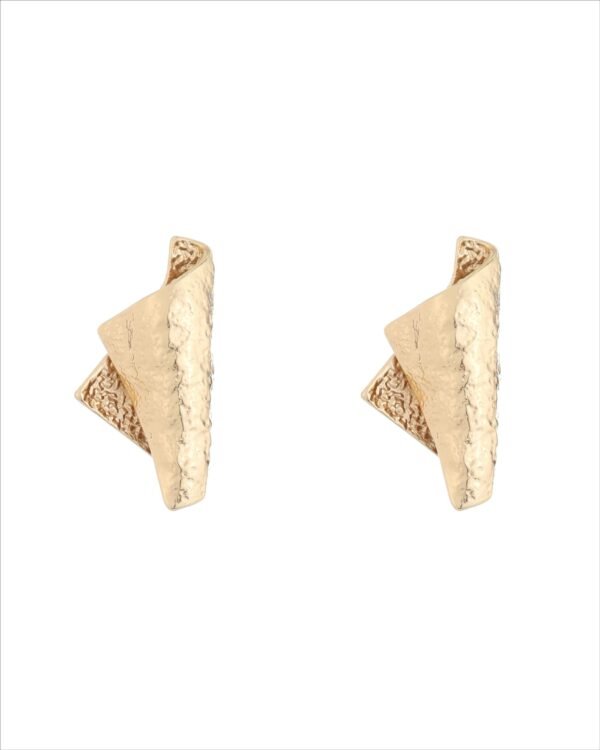 Textured Sculptural Stud Earrings