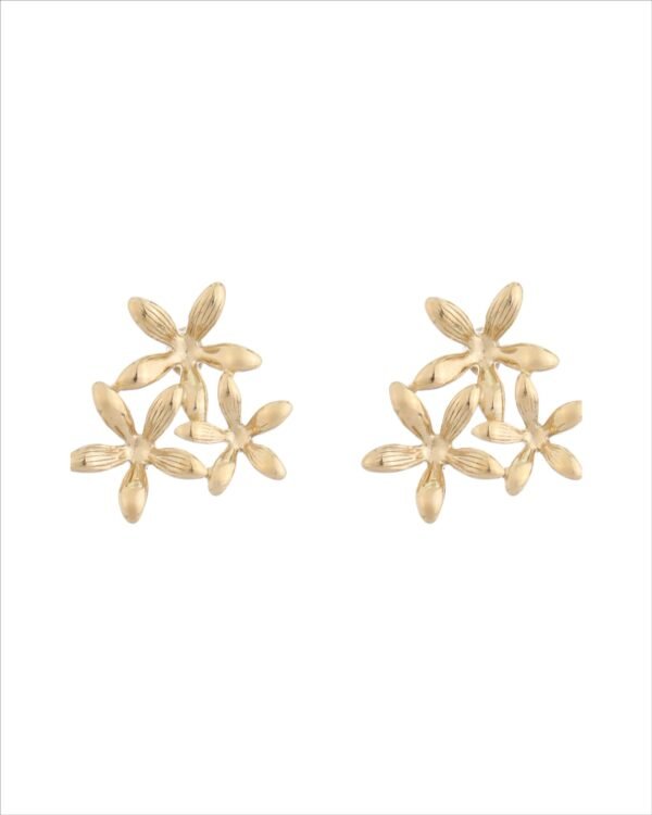 Floral Cluster Stud Earrings